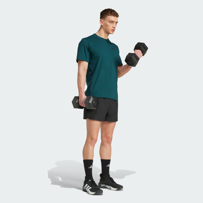 RUBI PURO  BLACK adidas men Train Essentials Feelready Training Tee