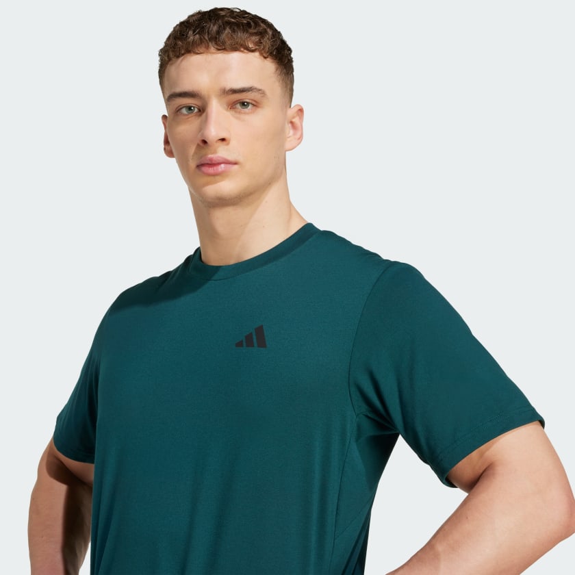 RUBI PURO  BLACK adidas men Train Essentials Feelready Training Tee