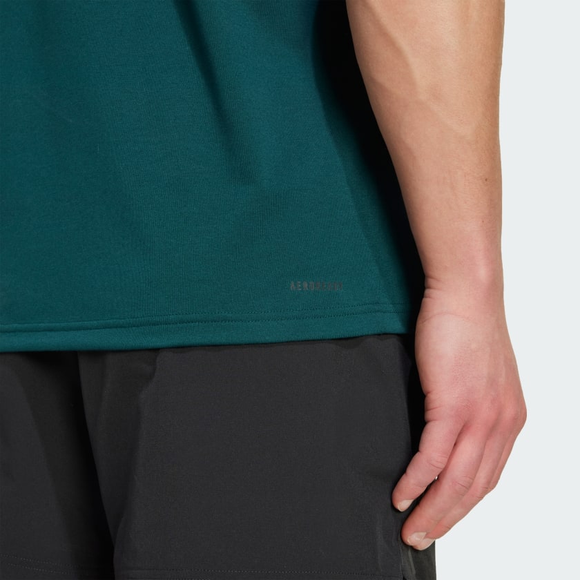 RUBI PURO  BLACK adidas men Train Essentials Feelready Training Tee