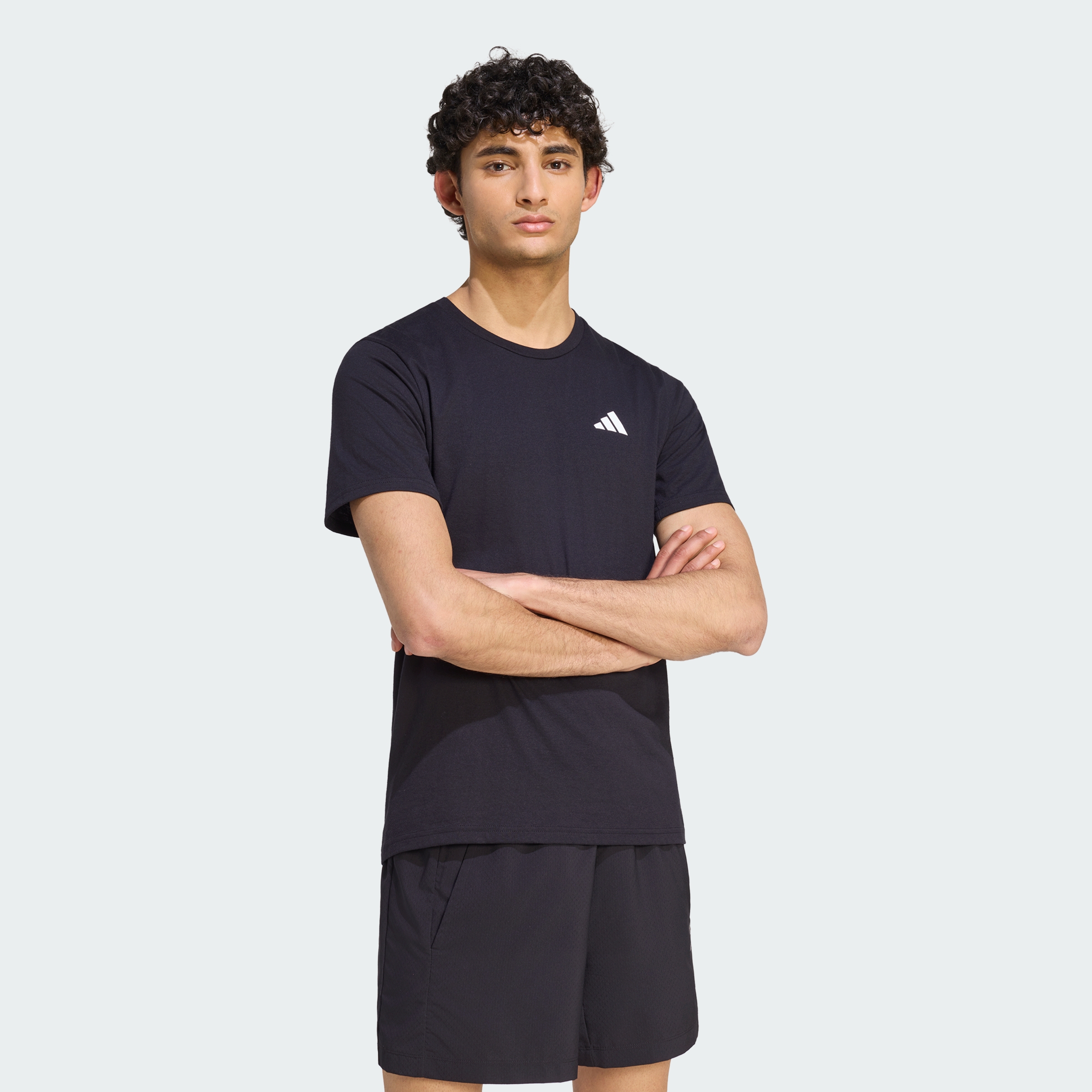 RUBI PURO  BLACK adidas men Train Essentials Feelready Training Tee