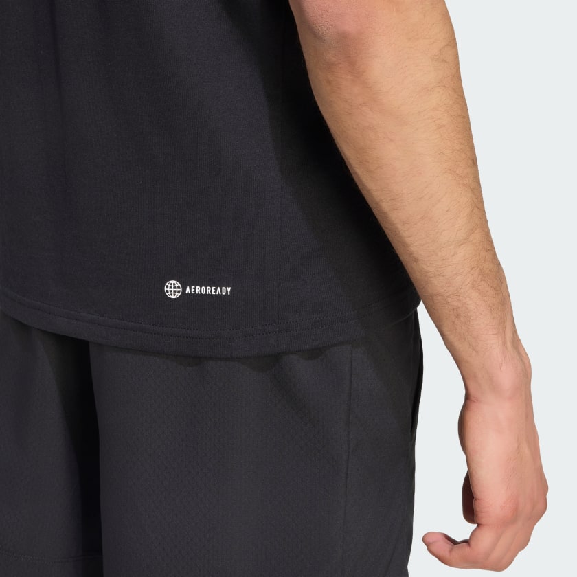 RUBI PURO  BLACK adidas men Train Essentials Feelready Training Tee