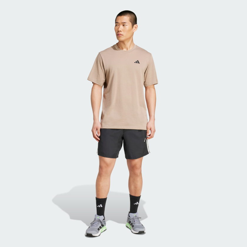 RUBI PURO  BLACK adidas men Train Essentials Feelready Training Tee