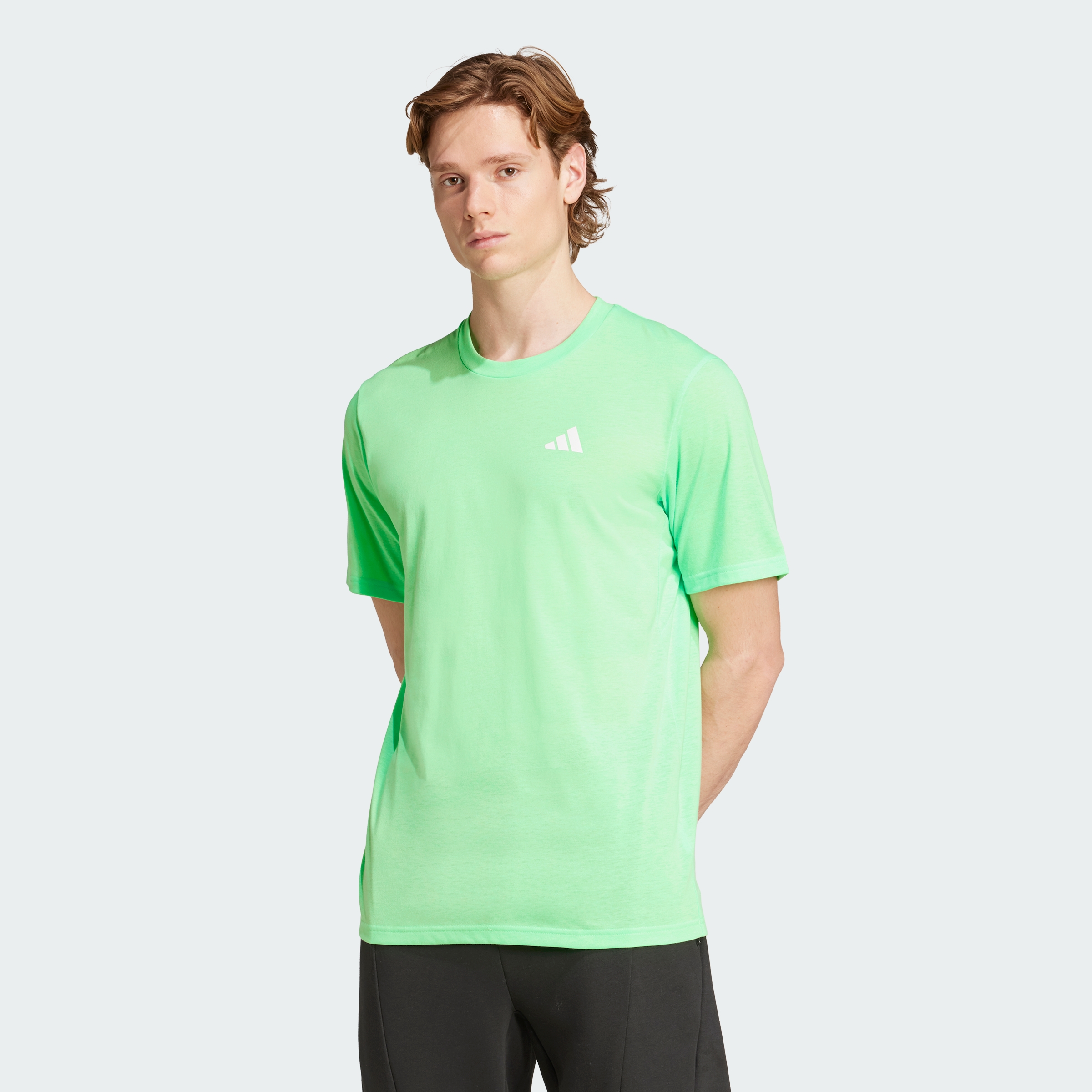 RUBI PURO  BLACK adidas men Train Essentials Feelready Training Tee