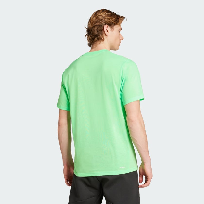 RUBI PURO  BLACK adidas men Train Essentials Feelready Training Tee