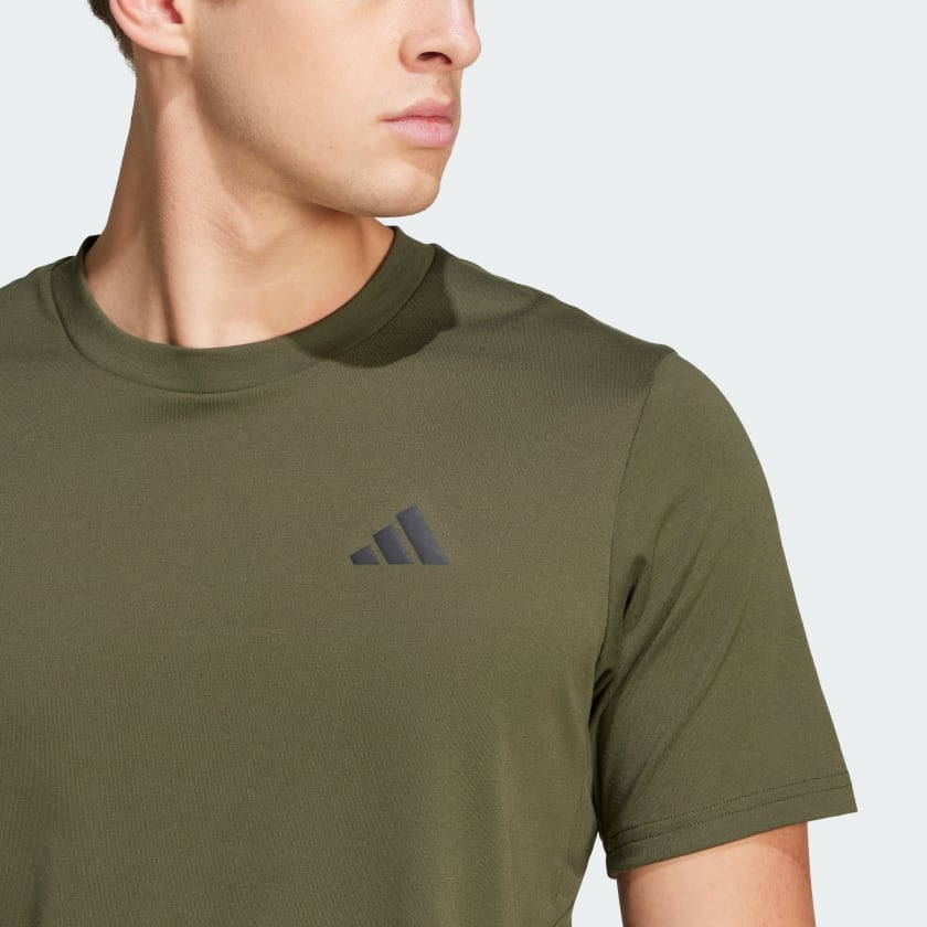 RUBI PURO  BLACK adidas men Train Essentials Feelready Training Tee