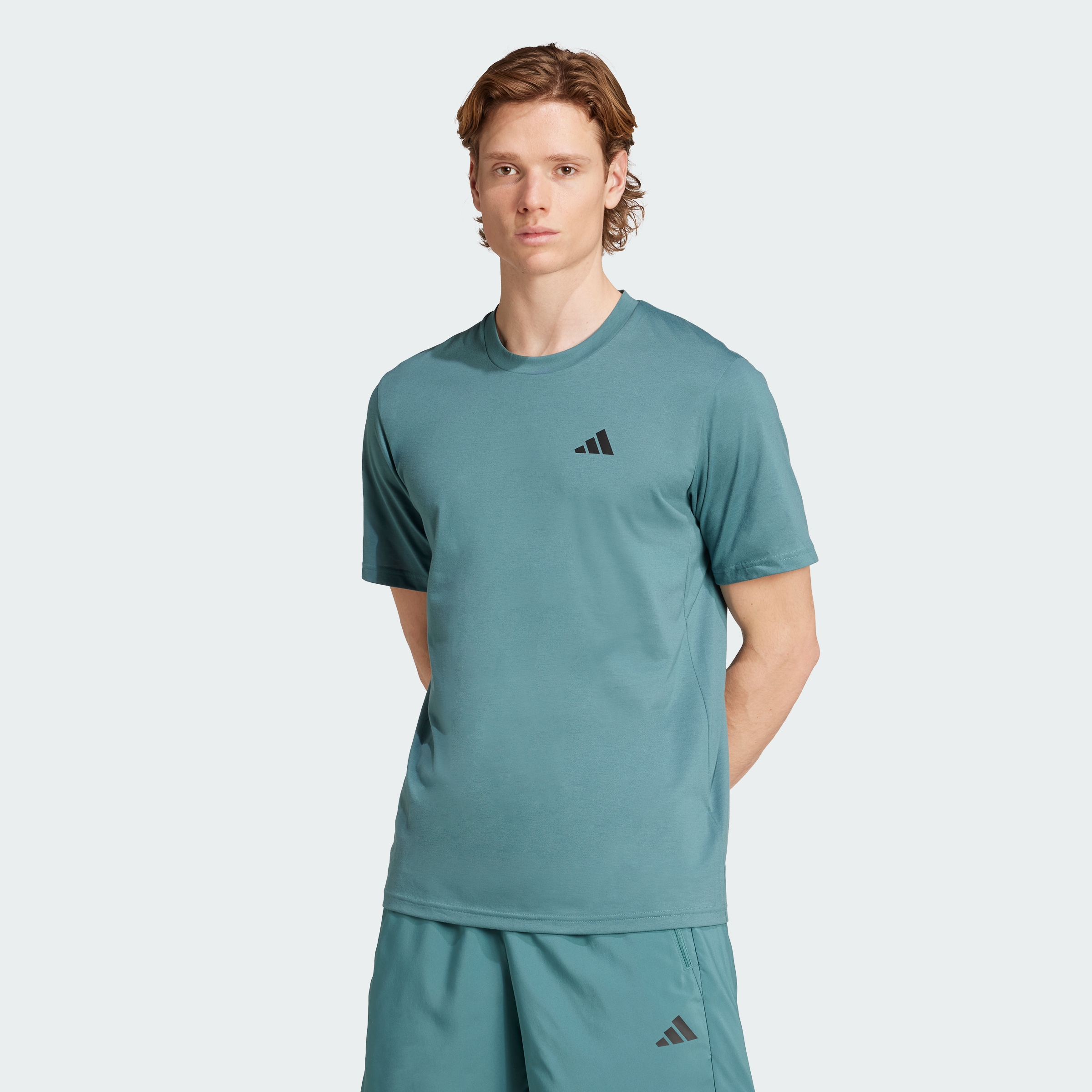 RUBI PURO  BLACK adidas men Train Essentials Feelready Training Tee