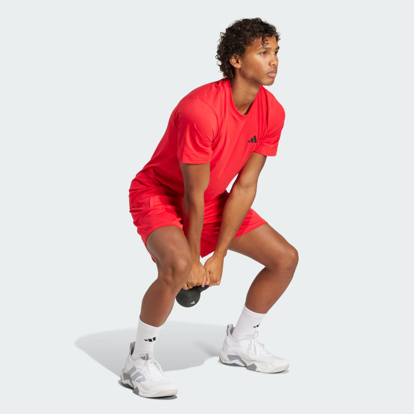 RUBI PURO  BLACK adidas men Train Essentials Feelready Training Tee