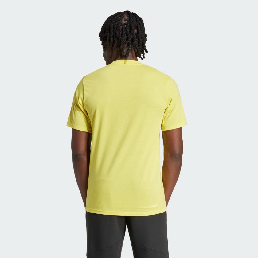 RUBI PURO  BLACK adidas men Train Essentials Feelready Training Tee