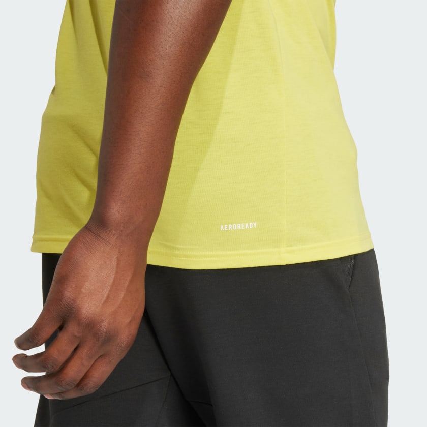 RUBI PURO  BLACK adidas men Train Essentials Feelready Training Tee
