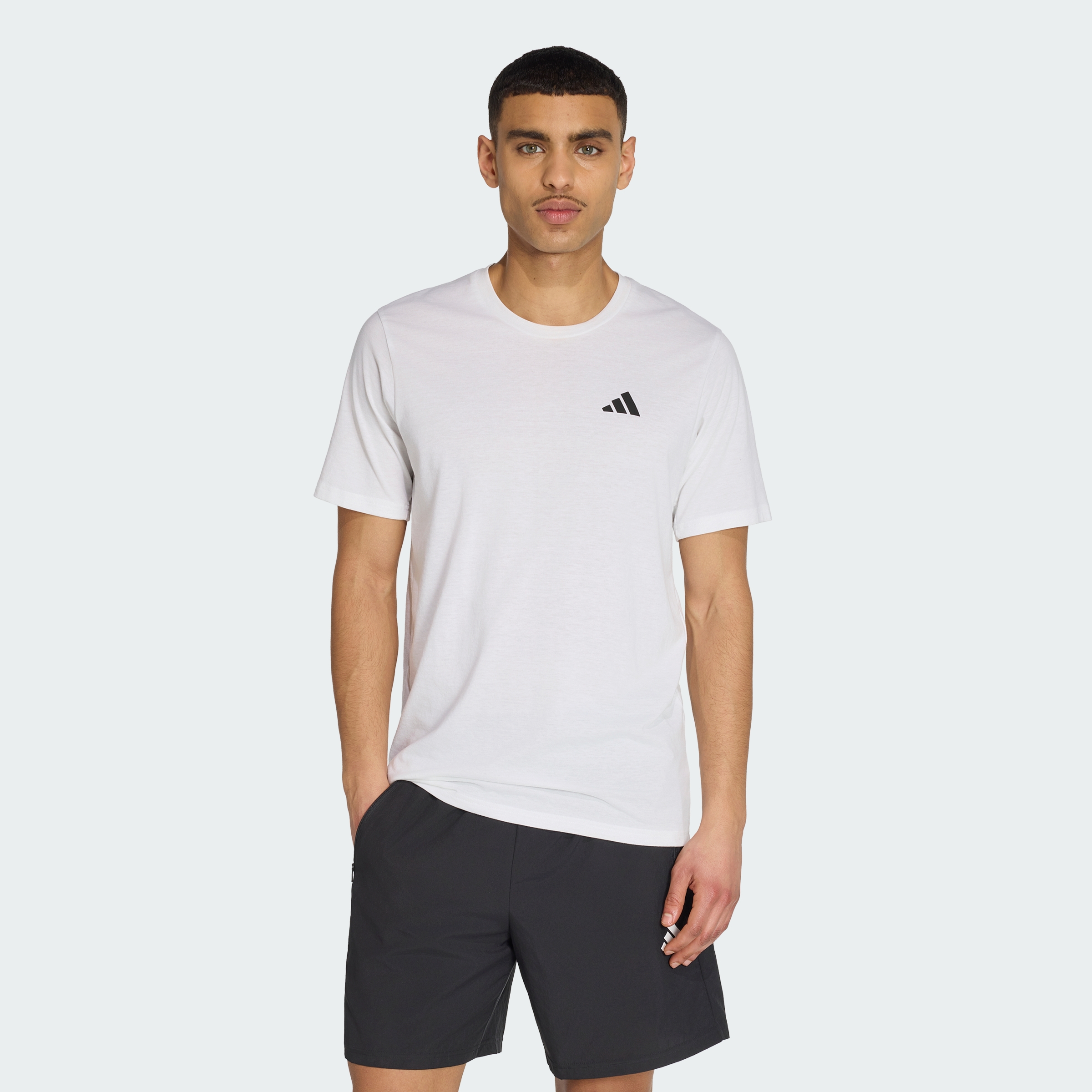 RUBI PURO  BLACK adidas men Train Essentials Feelready Training Tee