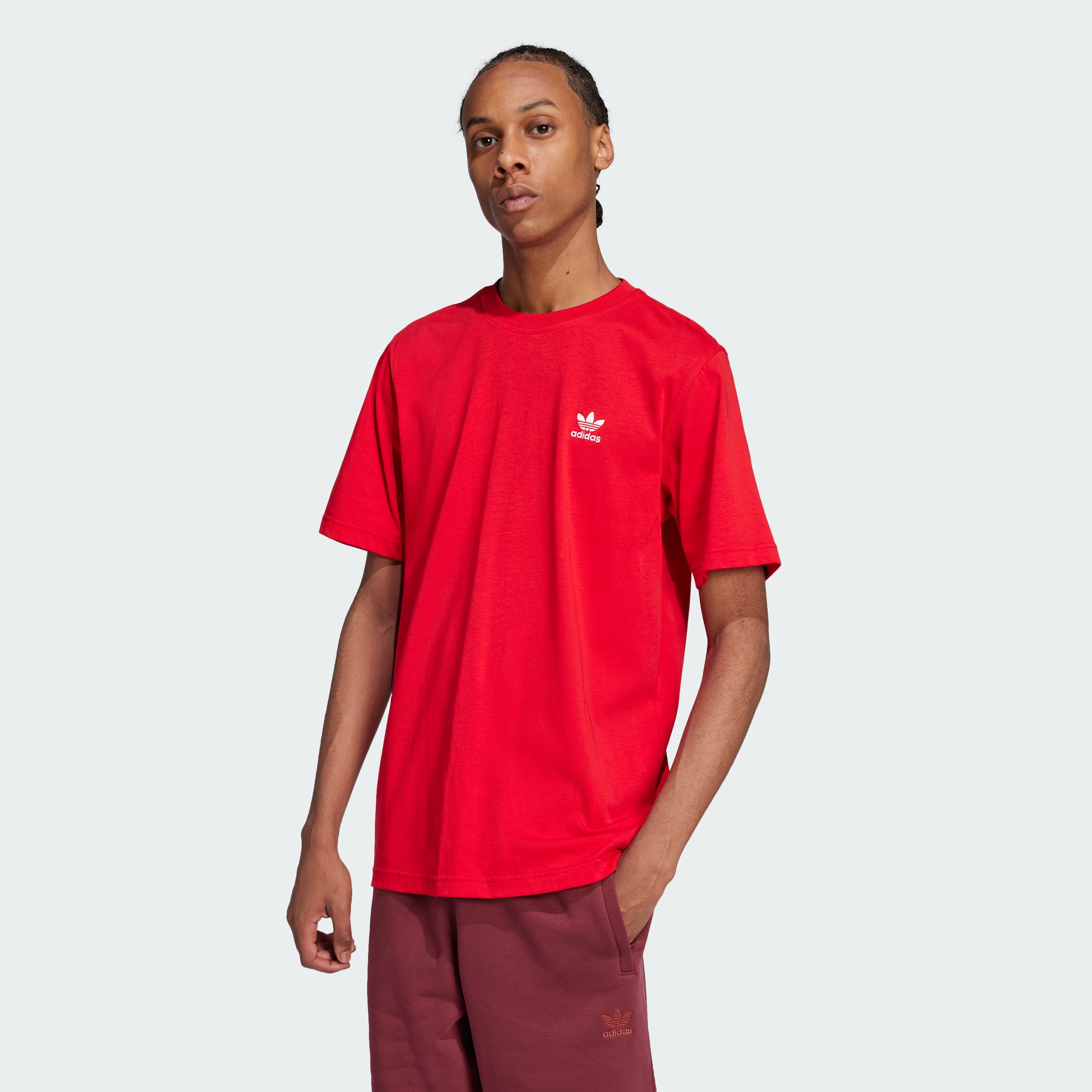 adidas men Trefoil Essentials Tee