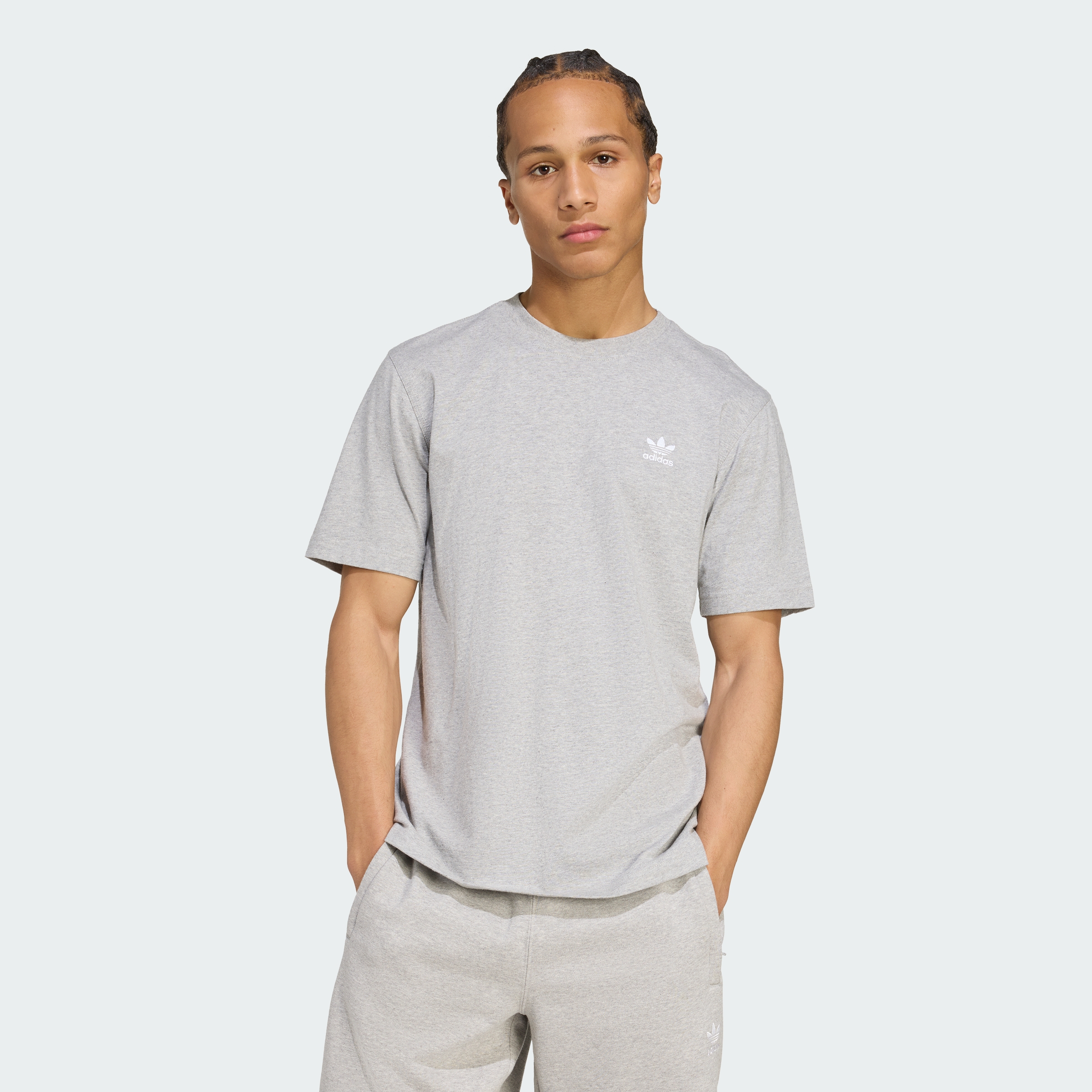 Tall M- adidas men Trefoil Essentials Tee
