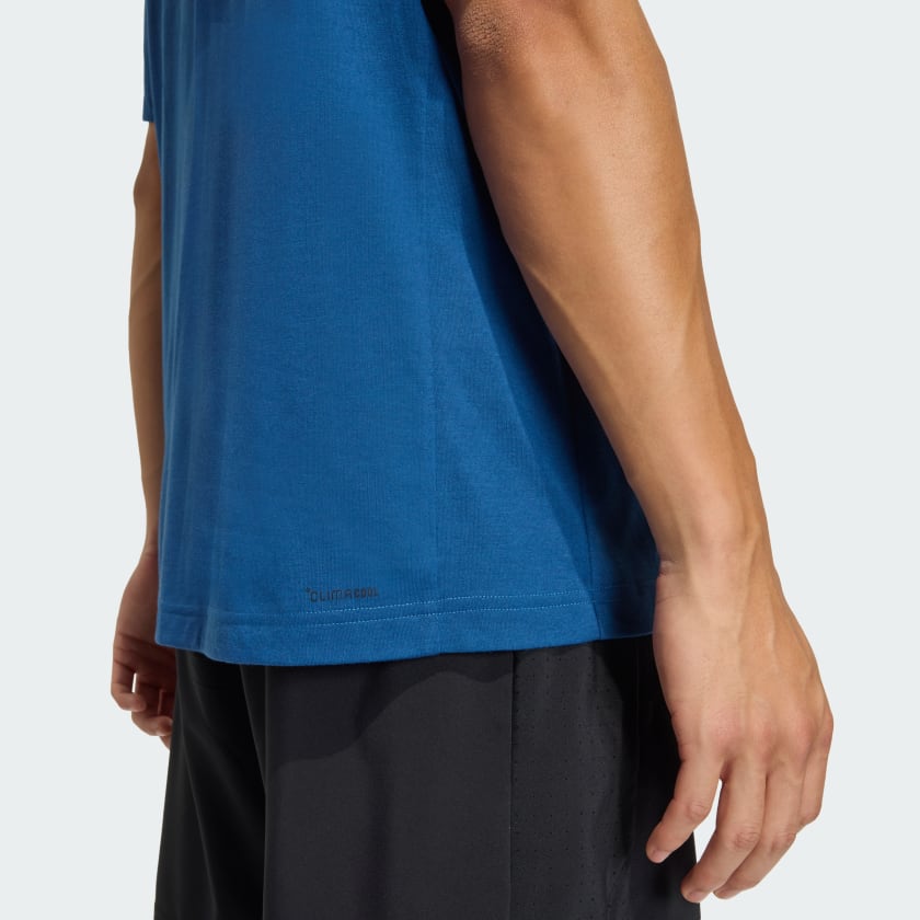 adidas men WORKOUT ESSENTIALS FEELREADY T SHIRT