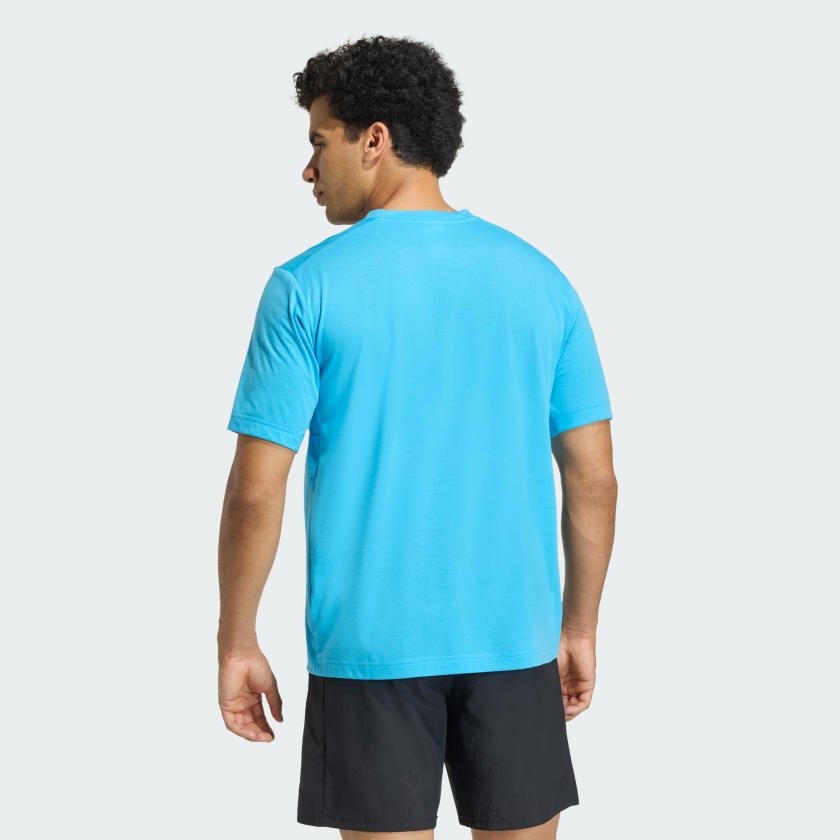 adidas men WORKOUT ESSENTIALS FEELREADY T SHIRT