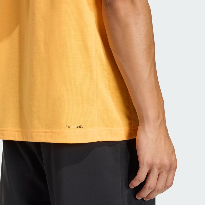 adidas men WORKOUT ESSENTIALS FEELREADY T SHIRT