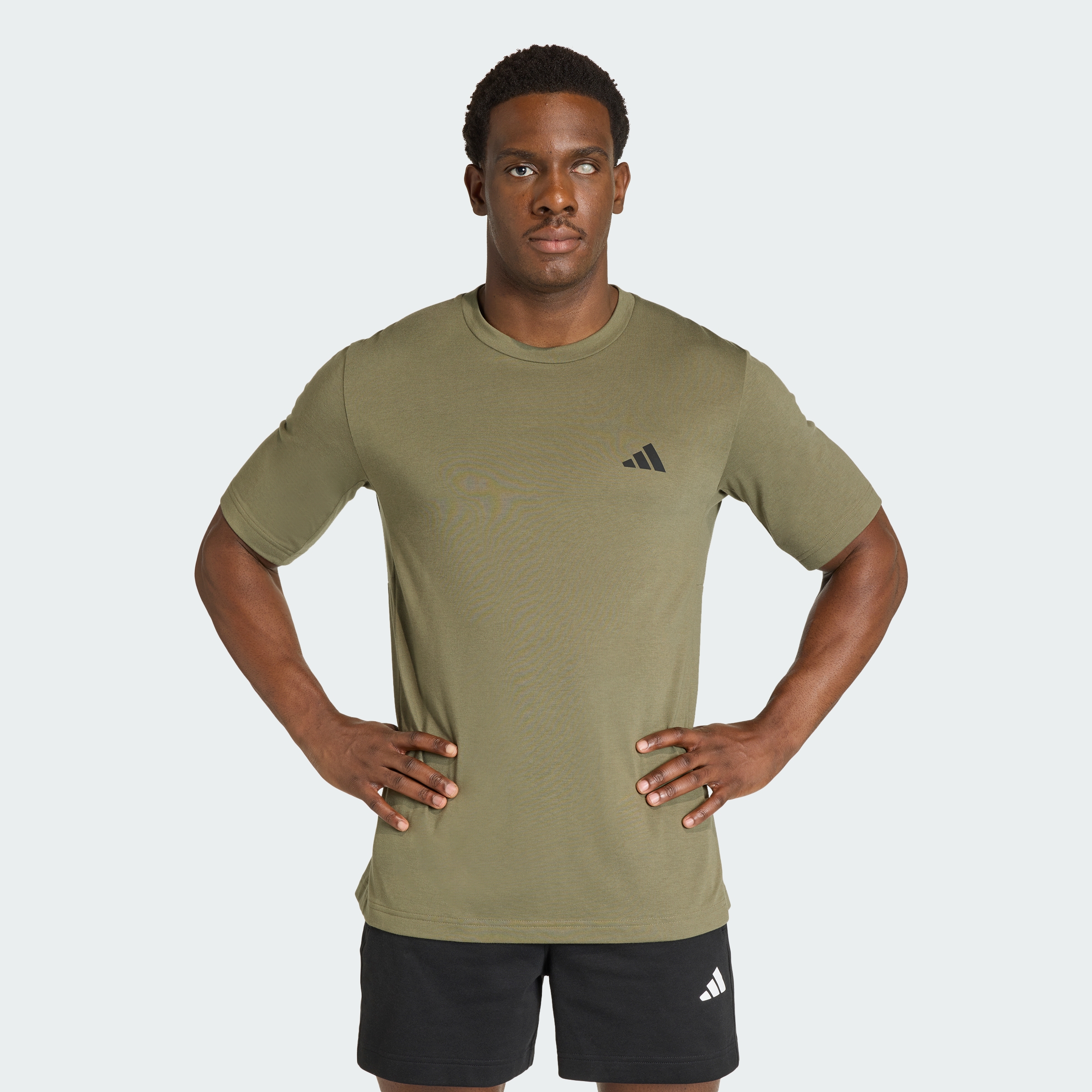 adidas men WORKOUT ESSENTIALS FEELREADY T SHIRT