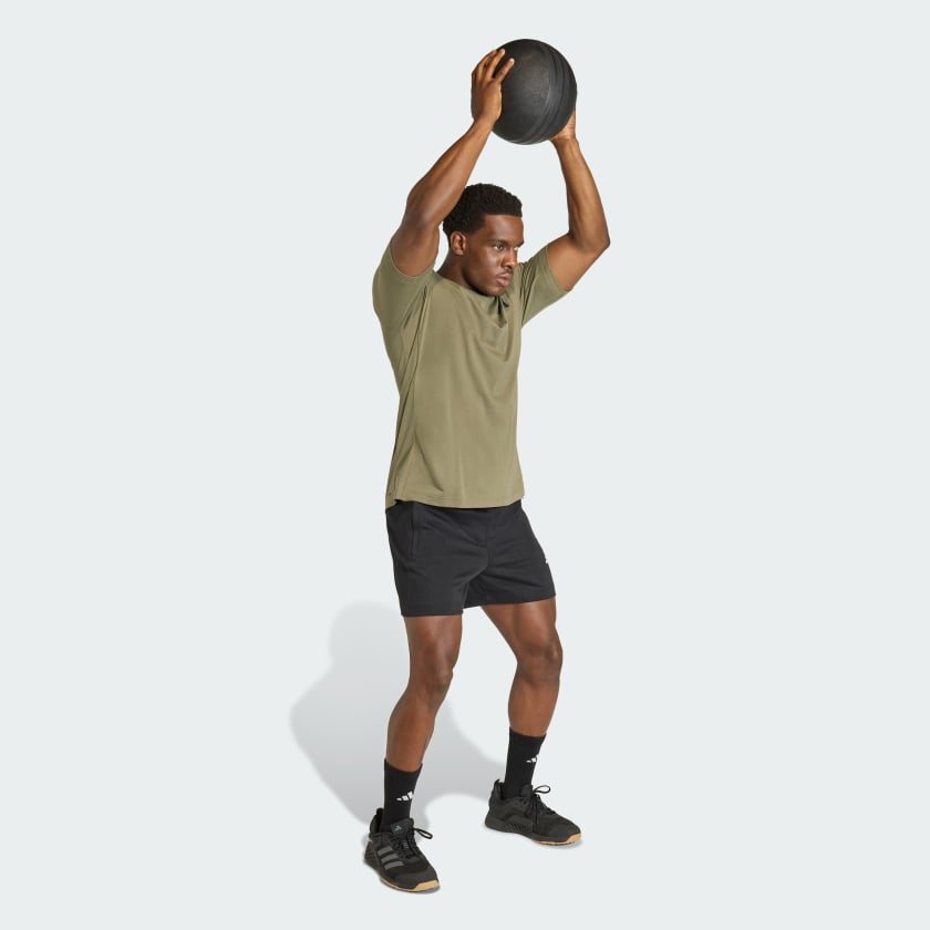 adidas men WORKOUT ESSENTIALS FEELREADY T SHIRT
