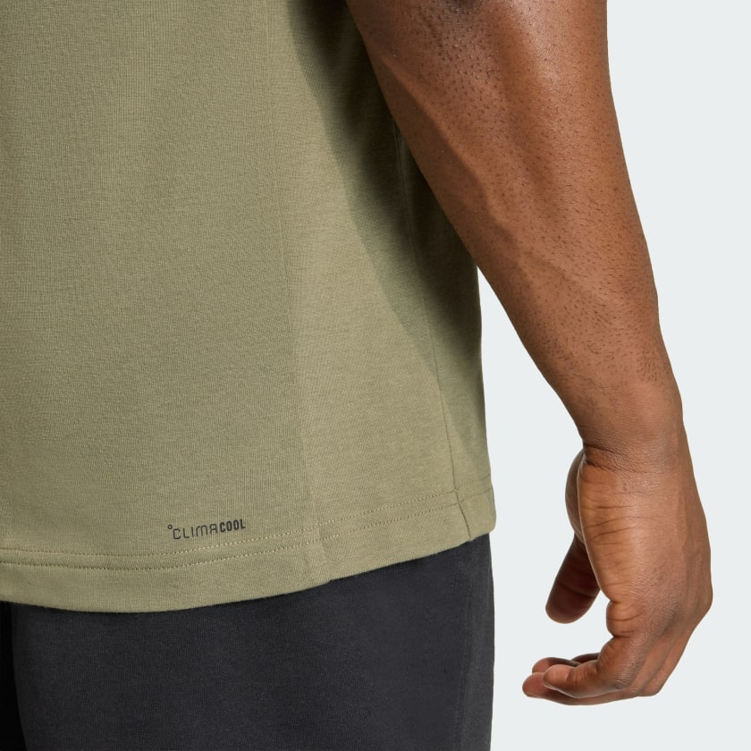 adidas men WORKOUT ESSENTIALS FEELREADY T SHIRT