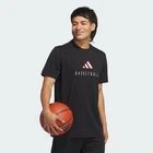adidas men Worldwide Hoops Logo Performance Graphic Tee