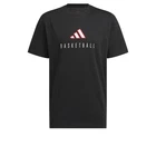 adidas men Worldwide Hoops Logo Performance Graphic Tee