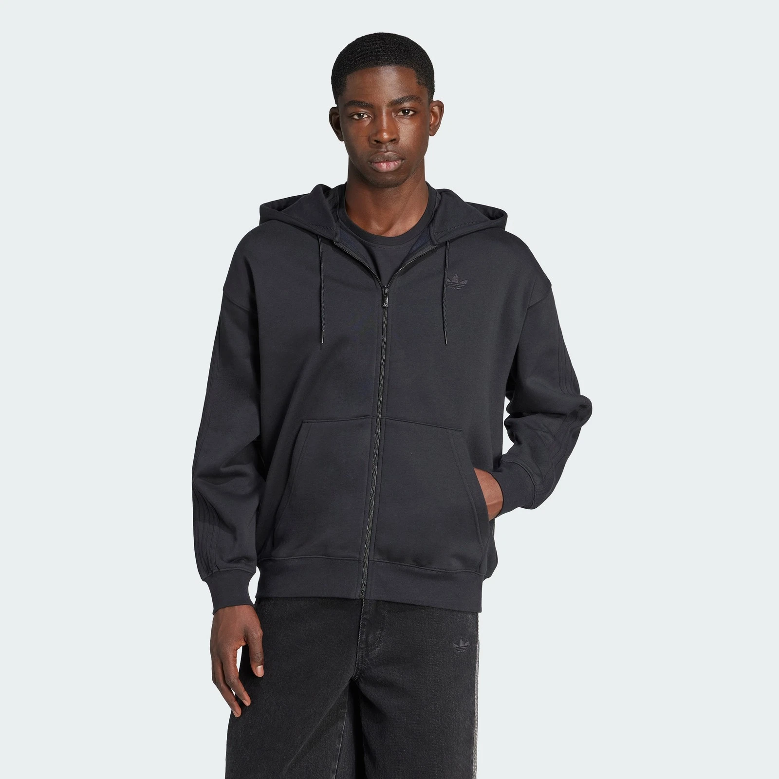 adidas men adidas Adicolor Oversize Full Zip Hoodie