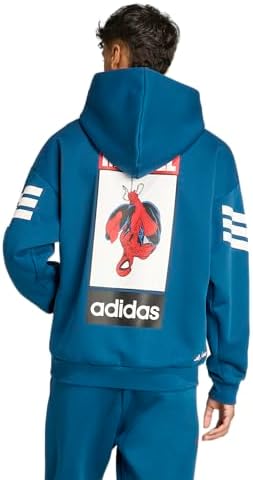 Talla XL- adidas Sudadera con capucha Marvel para hombre