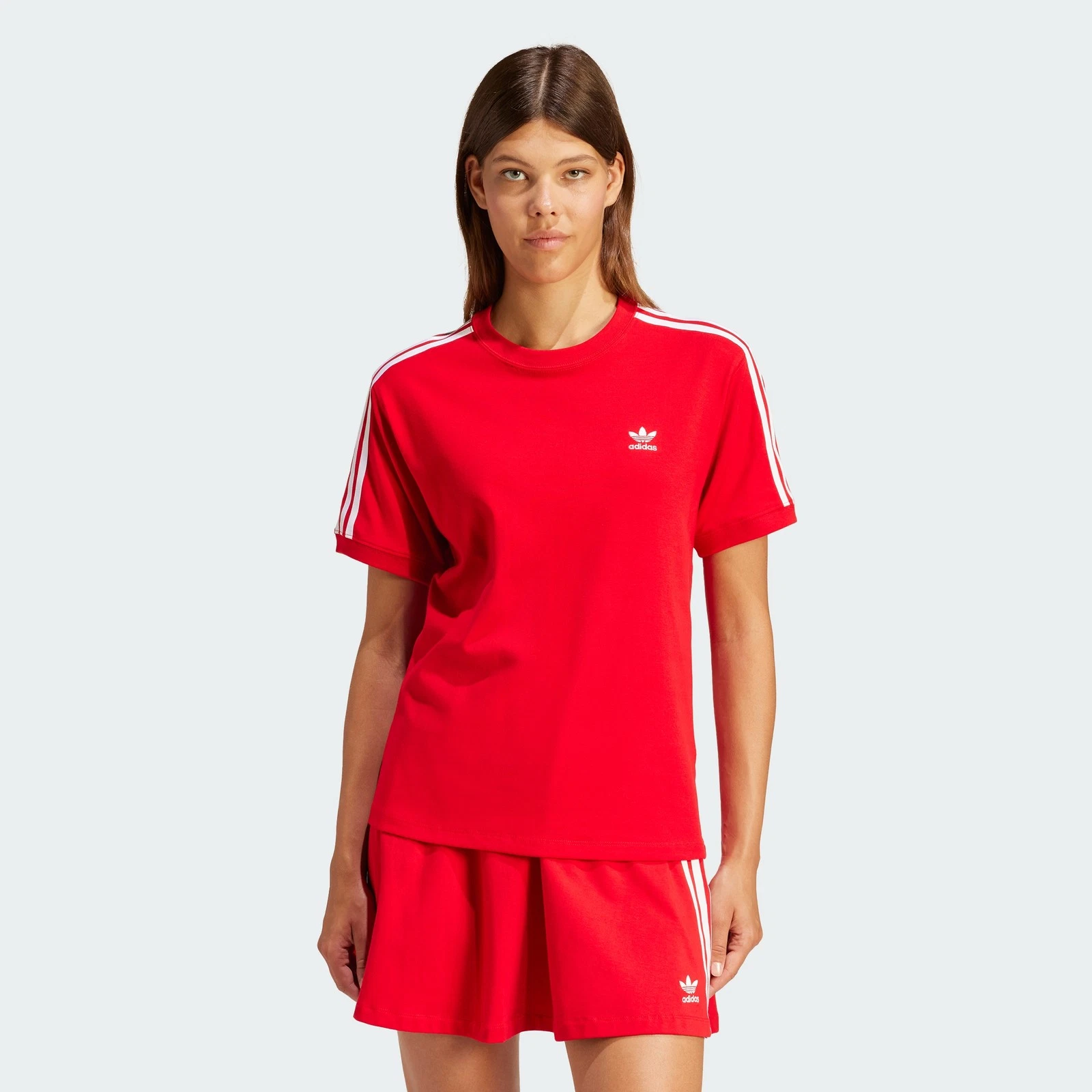 adidas women Adicolor 3 Stripes Tee, talla S