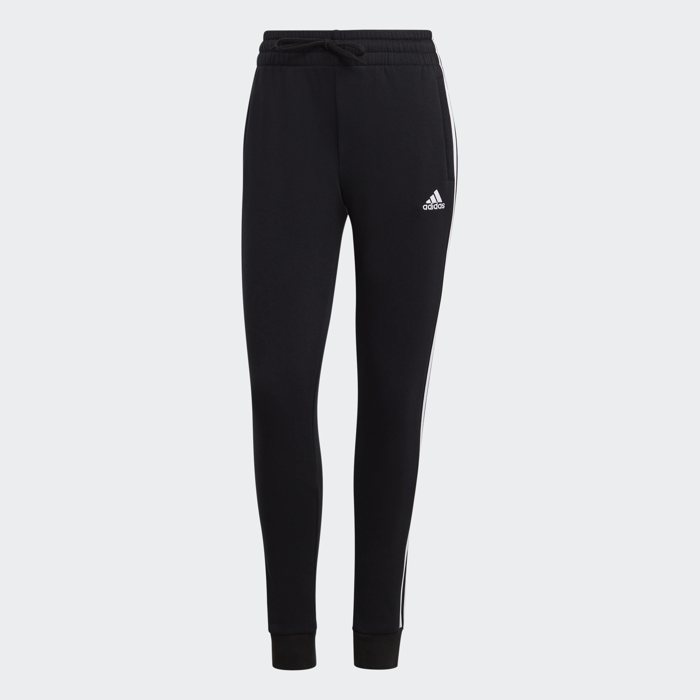 TALLA M - adidas women Essentials 3 Stripes Fleece Pants