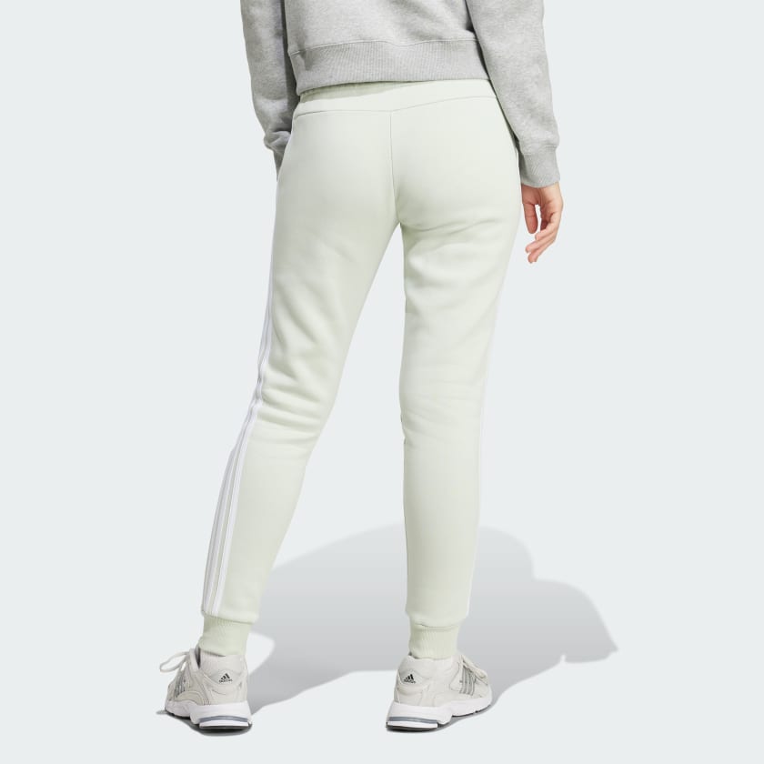TALLA M - adidas women Essentials 3 Stripes Fleece Pants