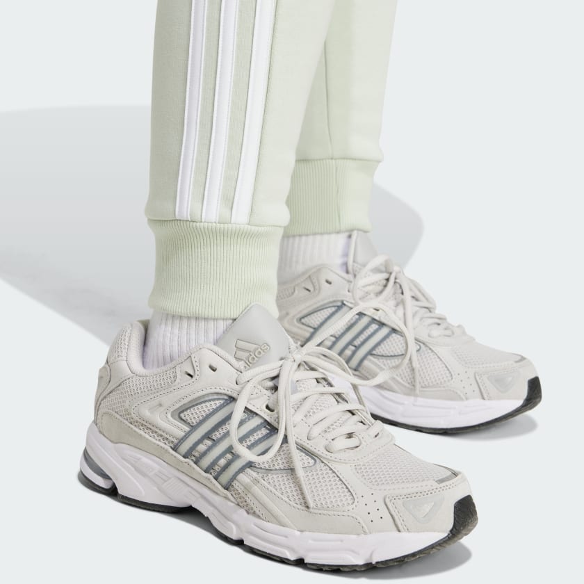 TALLA M - adidas women Essentials 3 Stripes Fleece Pants