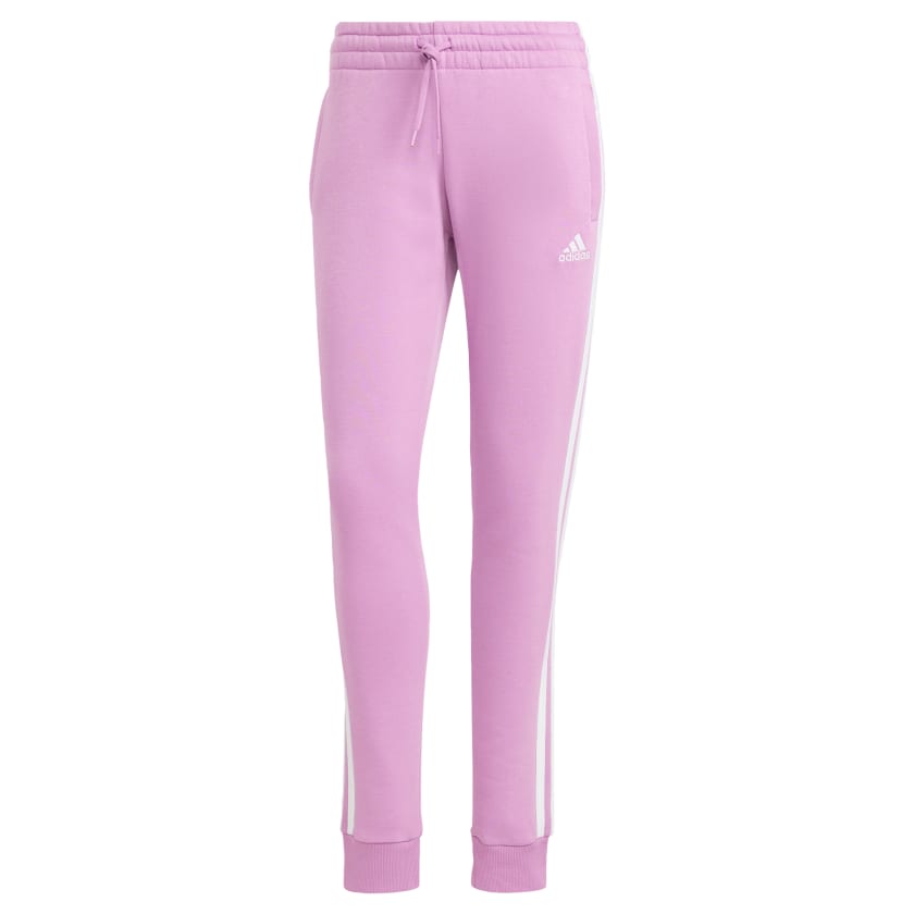 TALLA M - adidas women Essentials 3 Stripes Fleece Pants