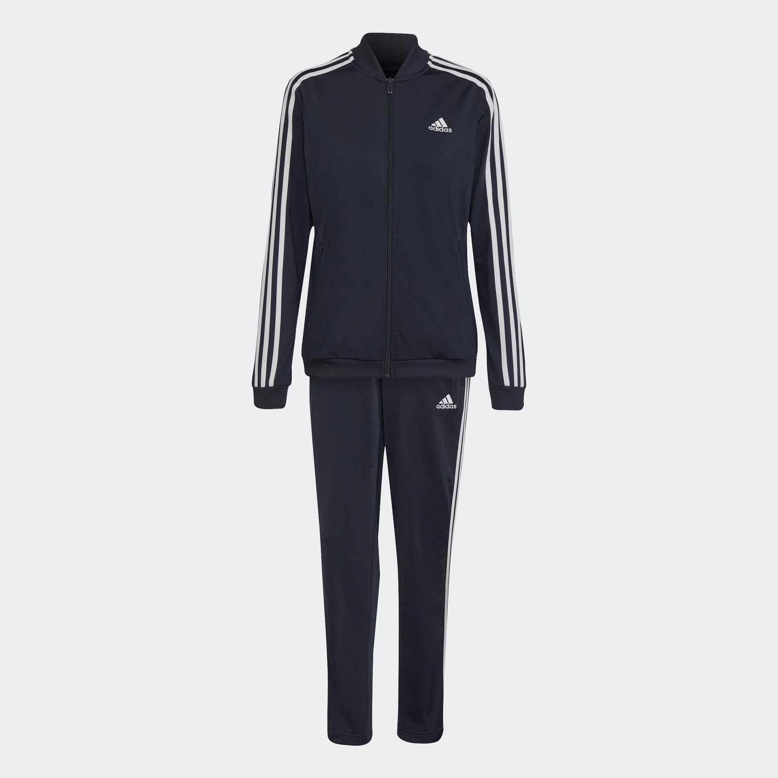 Size: M adidas women Essentials 3 Stripes Track Suit