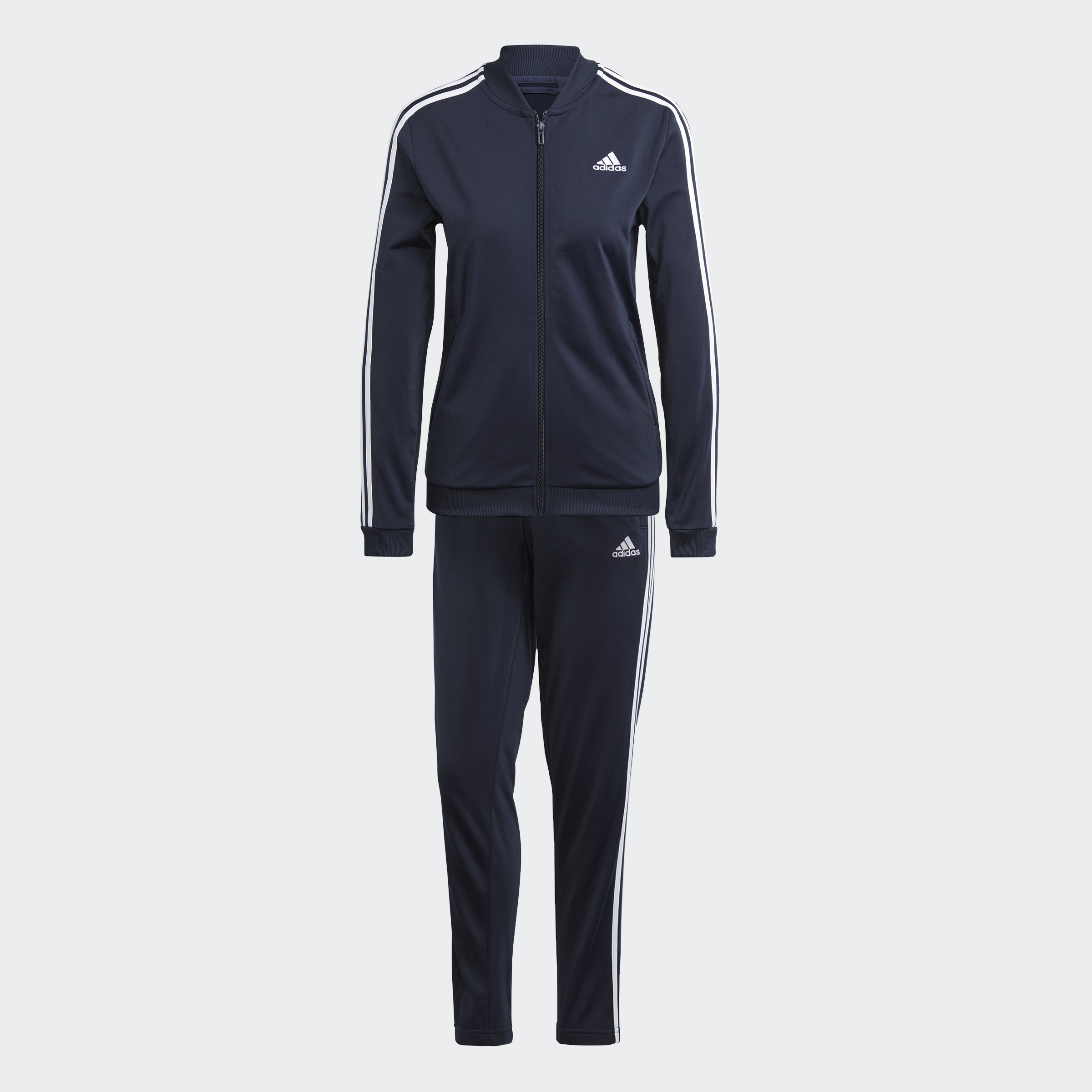Size: M adidas women Essentials 3 Stripes Track Suit