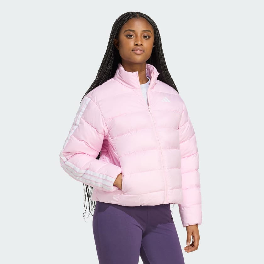 adidas women Essentials CLIMAWARM 3 Stripes Synthetic Down Jackets