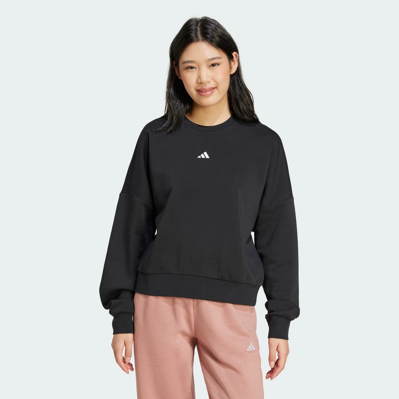 adidas women Essentials Small Logo Feelcozy Sweatshirt