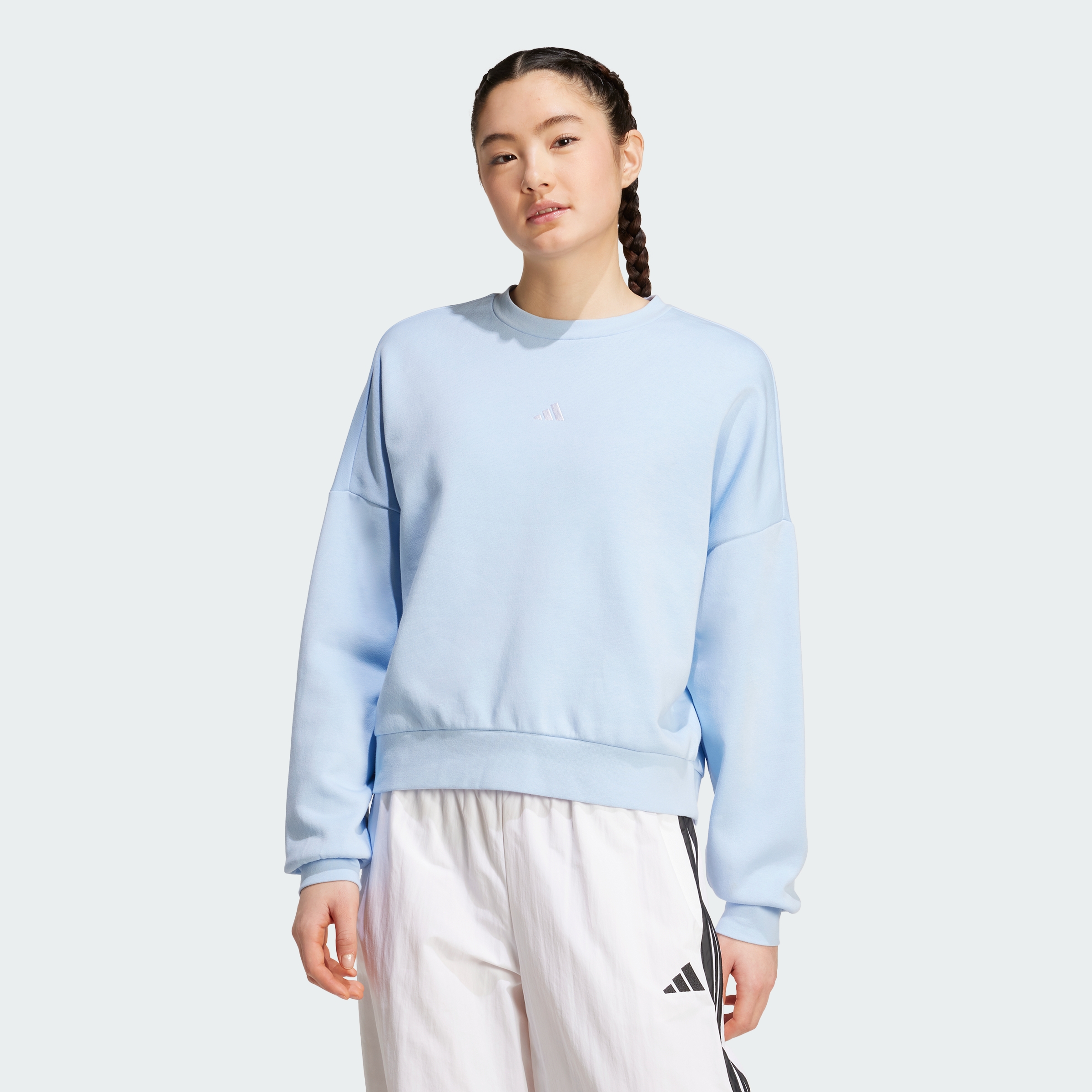 adidas women Essentials Small Logo Feelcozy Sweatshirt