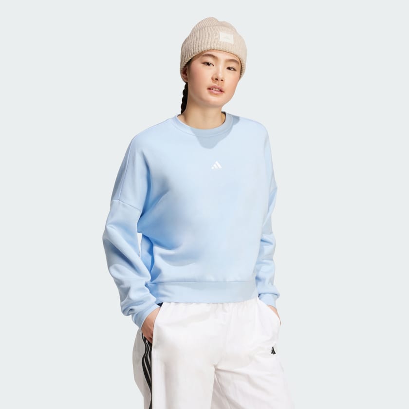 adidas women Essentials Small Logo Feelcozy Sweatshirt