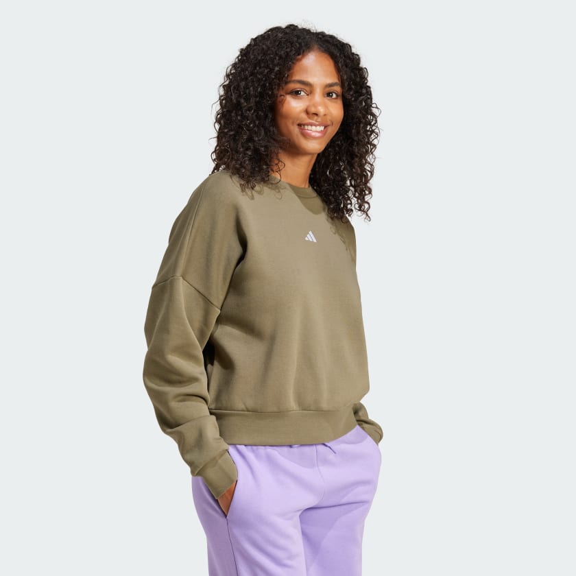 adidas women Essentials Small Logo Feelcozy Sweatshirt
