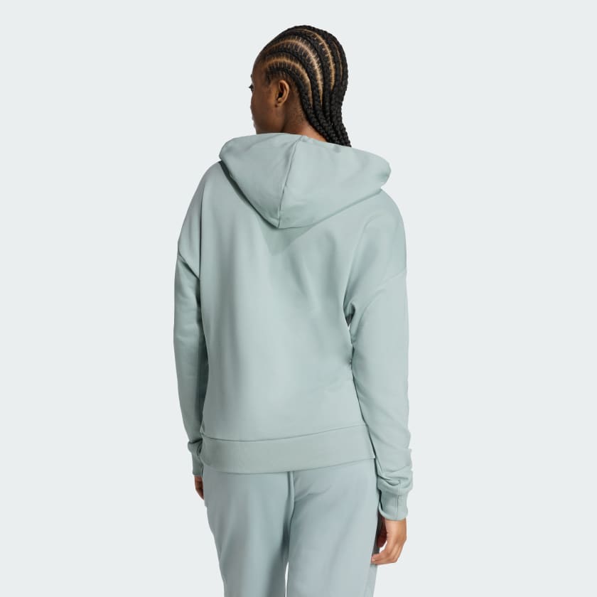 Talla M  -adidas women Essentials Small Logo French Terry Hoodie