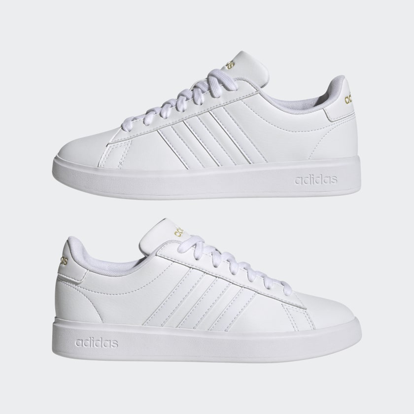 Adidas Women's Cushioned Grand Court 2.0 Low Top Shoes Casual Sneakers Multi Sz S Superiordealz1 (8097)