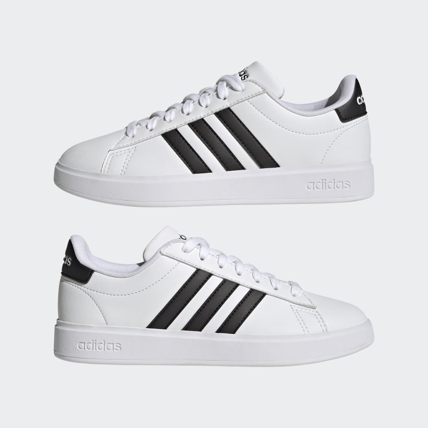 Adidas Women's Cushioned Grand Court 2.0 Low Top Shoes Casual Sneakers Multi Sz S Superiordealz1 (8097)