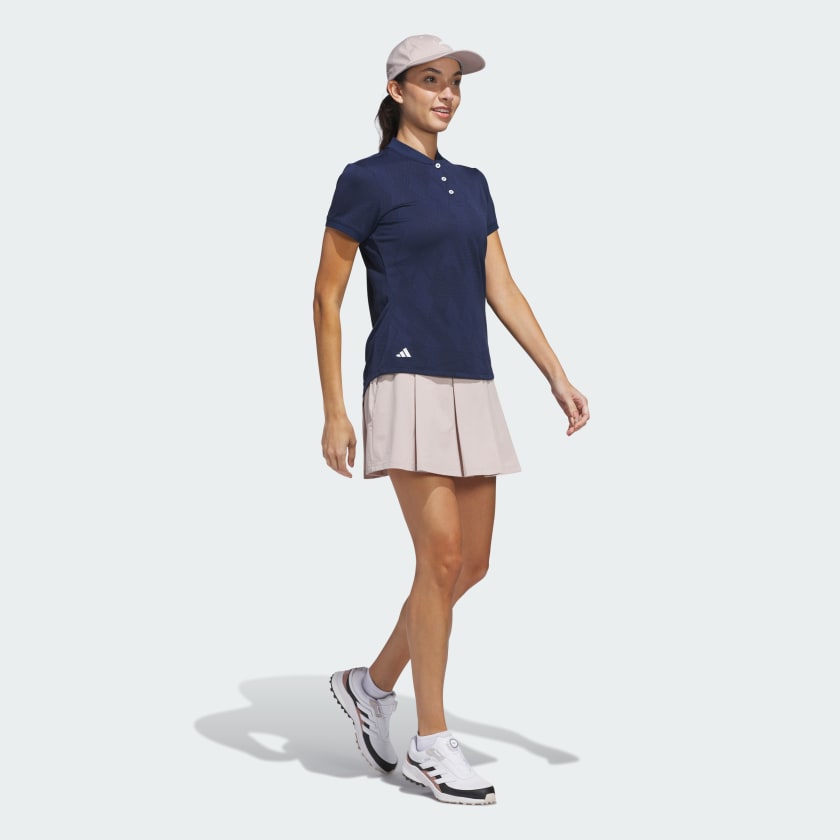 Talla s, adidas women Ultimate365 Diamond Jacquard Polo Shirt