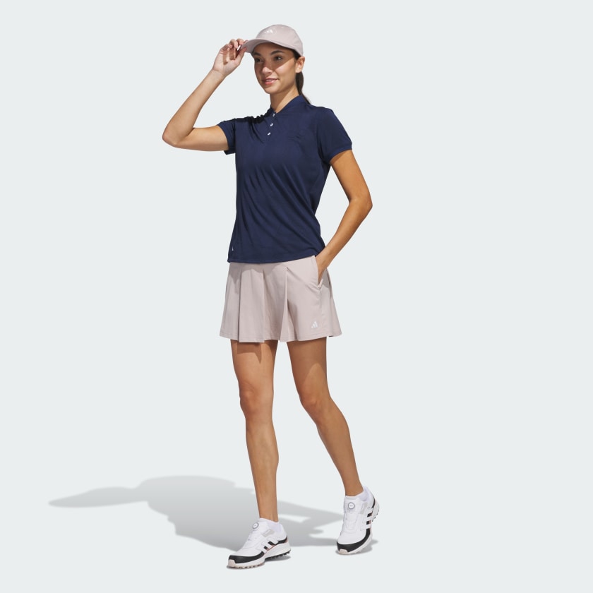 Talla s, adidas women Ultimate365 Diamond Jacquard Polo Shirt