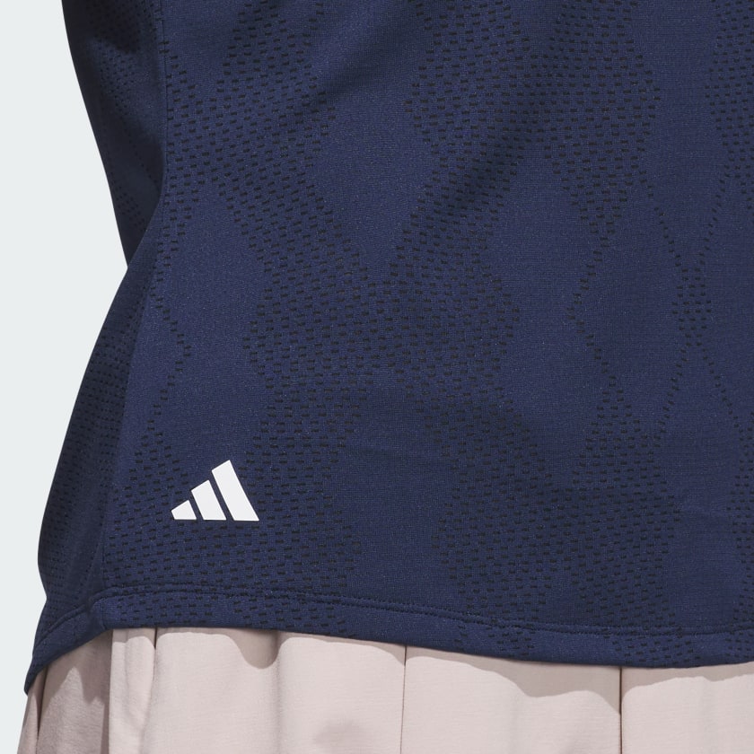 Talla s, adidas women Ultimate365 Diamond Jacquard Polo Shirt