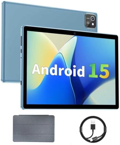 aiprotablet Tablet 10 inch Android 15 Tablets  12GB RAM 64GB ROM 1TB Expand  Quad Core Processor  1280x800 LCD Touch Screen  WiFi 5  Dual Camera  BT5 0  6000mAh Battery  Black 