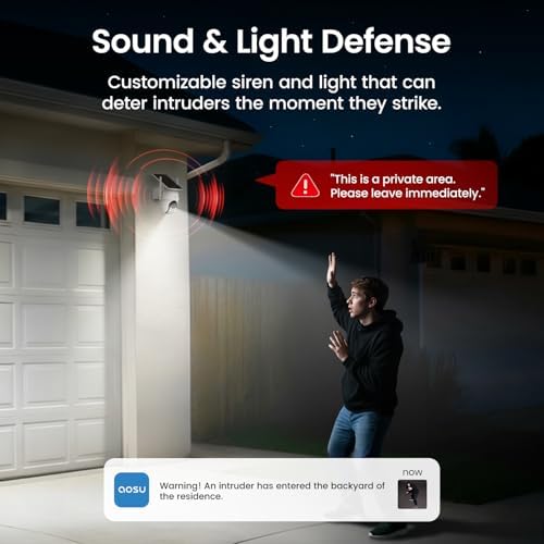 aosu Security Cameras Outdoor Wireless  2 Cam Kit  No Subscription  Solar Powered  Home Security Cameras System with 360  Pan & Tilt  Auto Tracking  2K Color Night Vision  Easy Setup  2 4 & 5GHz WiFi