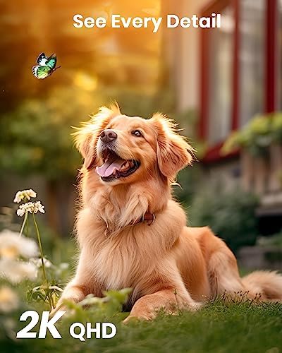 aosu Solar Camera Security Outdoor   Security Cameras Wireless Outdoor with 360  Panoramic View  Human Auto Tracking  2K Night Vision  Compatible with Alexa/Google Assistant  2 Pack