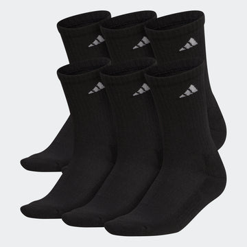 athletic cushioned crew socks 6 pairs