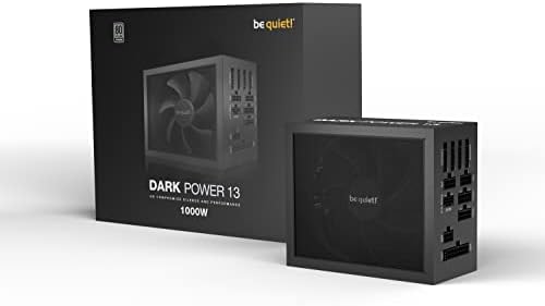be quiet  Dark Power 13 1000W Quiet Performance Power Supply   80 Plus Titanium Efficiency   ATX 3 1  PCIe 5   Modular   BN661