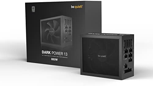 be quiet  Dark Power 13 1000W Quiet Performance Power Supply   80 Plus Titanium Efficiency   ATX 3 1  PCIe 5   Modular   BN661